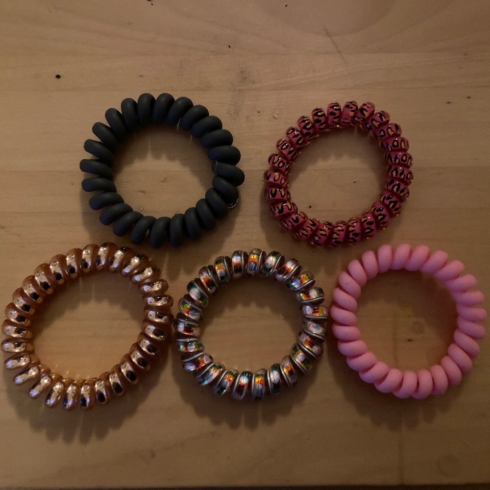 5 Pack Twisty Bracelet (warm color pack)